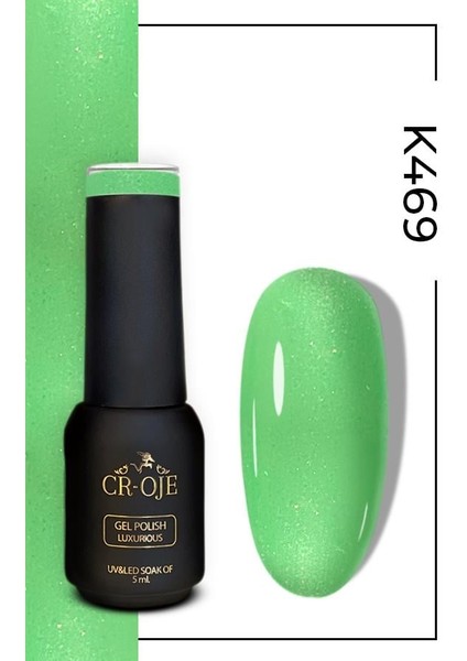 Kalıcı Oje Simli Açık Yeşil - K469 (5 ML) modelleri