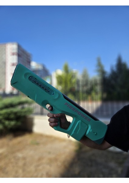 Elite Elektrikli Işıklı Yüksek Basınçlı Atış Yapan Su Tabancası 15 M Atış Atma Menzilli Büyük Boy 60 cm 1 Adet fırsatları