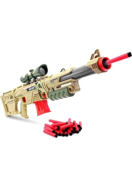 Elite 91905 Sun-Silah Huntsman 50 3ın1 Sünger Atan 12 Mermili 1 Adet