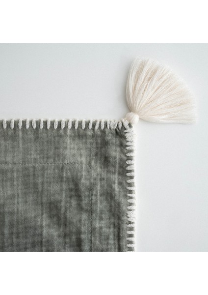 Doğa Battal Boy Nevresim Takımı %100 Organik Pamuk Müslin Parça Boya Yeşil 240X220 cm indirimleri