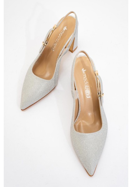 Kadın Topuklu Ayakkabı GÜMÜŞ SİM indirimleri