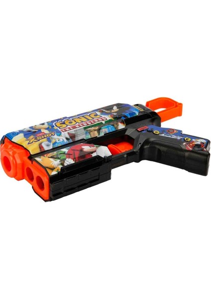 Elite Skins Flux Sonic The Hedgehog 8 Mermili Sünger Dart Atan Silah 21 cm - Mega Sonic 1 Adet