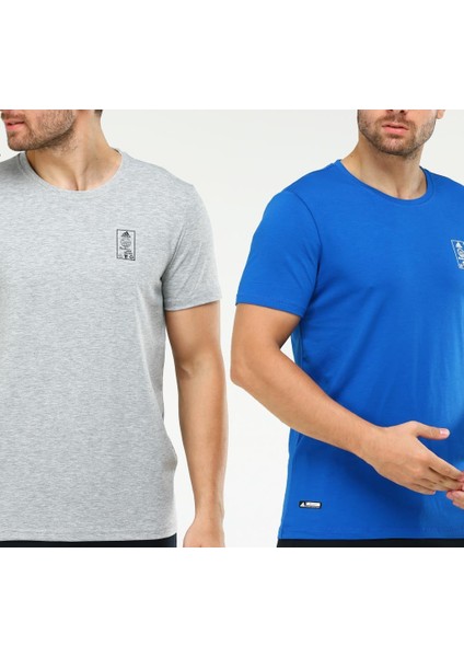 Adidas EF-4076 Erkek Battal Pamuk Cotton T-Shirt