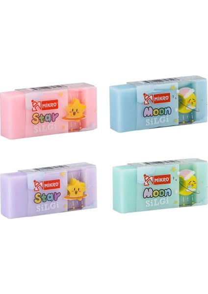 Mıkro Sılgı Pastel Star ER-5710 Tekli (1 Adet)