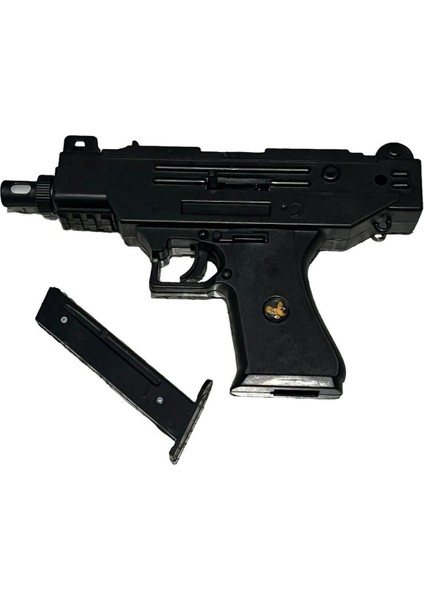 Elite Boncuklu Uzi Silah + 15 Paket Mermi 1 Adet