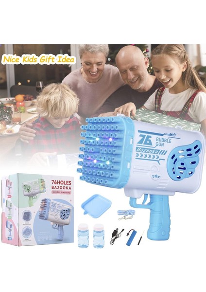 Elite Bubble Makinesi, 76 Delikli Bubble Makinesi Elde Taşınabilir Bubble Makinesi 1 Adet