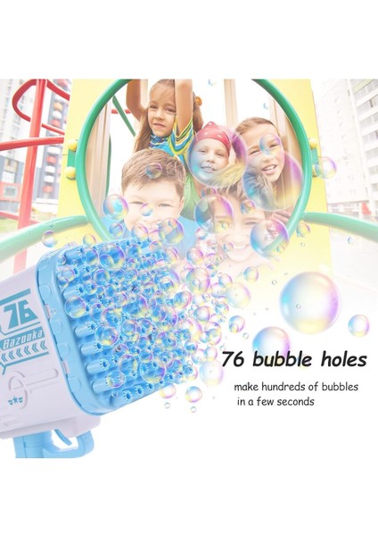 Elite Bubble Makinesi, 76 Delikli Bubble Makinesi Elde Taşınabilir Bubble Makinesi 1 Adet