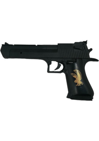 Elite Oyuncak Tabanca Buyuk Desert Eagle Kartal Sımgelı Yanında Boncuk Hedıye 1 Adet