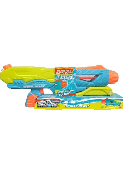 Elite Water Warriors Spiral Blast Büyük Pompalı Su Tabancası 1 Adet modelleri
