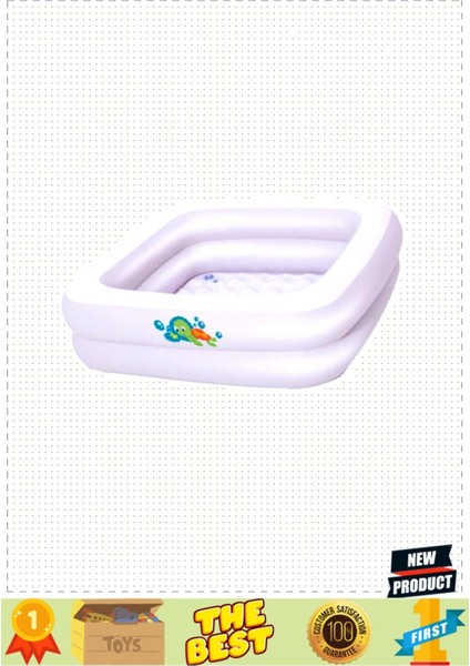 Elite Kare Bebek Havuzu 5 Litre Kız Erkek Çocuk Oyuncakları Eğitici Oyuncaklar 1 Adet