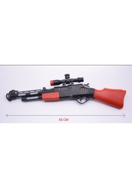 Elite Işıklı Sesli Oyuncak Sniper Oyuncak Silah 40CM 1 Adet