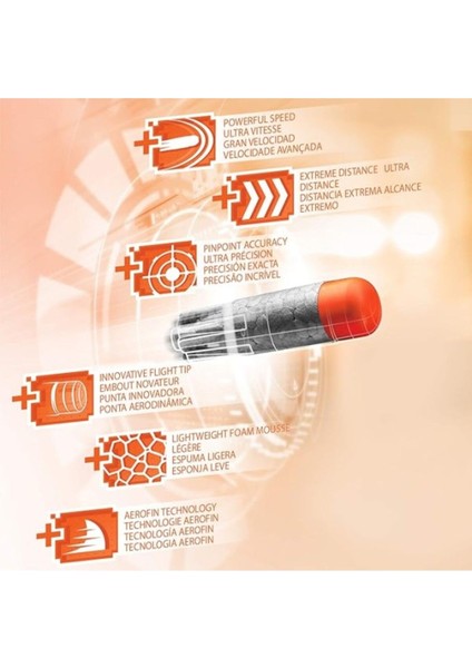 Elite Nerf Ultra 20-Dart Dolum Paketi, Yalnızca Nerf Ultra Blasterler E6600EU6 ile Uyumlu, 20 Resmi Nerf 1 Adet indirimleri