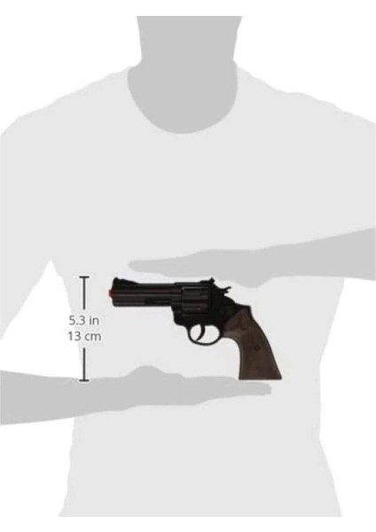 Elite REF-127-6 12K Revolver Metal Polis Silah Tabanca 1 Adet