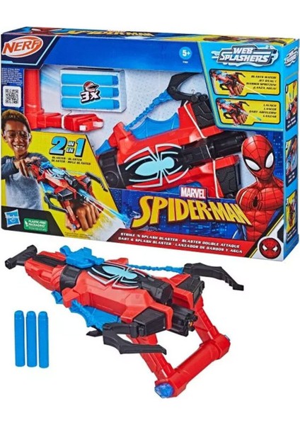 Elite Spider-Man Strike N Splash Su ve Dart Fırlatıcı F7852 1 Adet