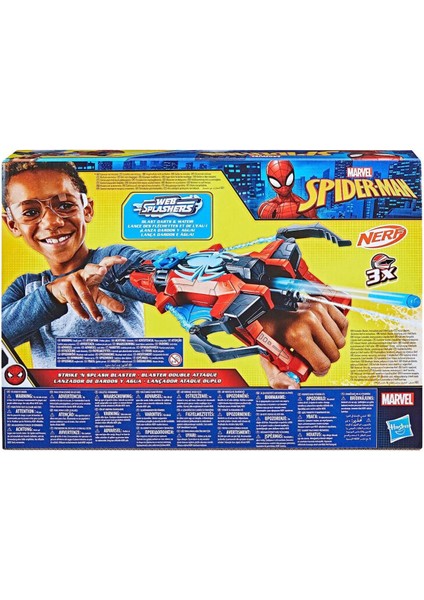 Elite Spider-Man Strike N Splash Su ve Dart Fırlatıcı F7852 1 Adet