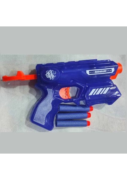 Elite Mavi Renk Nişancı Yumuşak Köpük Mermi Atan Tabanca 1 Adet