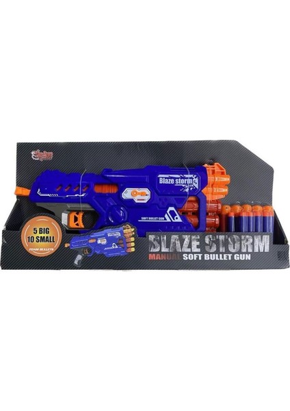 Elite Blaze Storm Manuel ZC7097 Tüfek 5 Büyük 11 Küçük Yumuşak Mermi +6 1 Adet