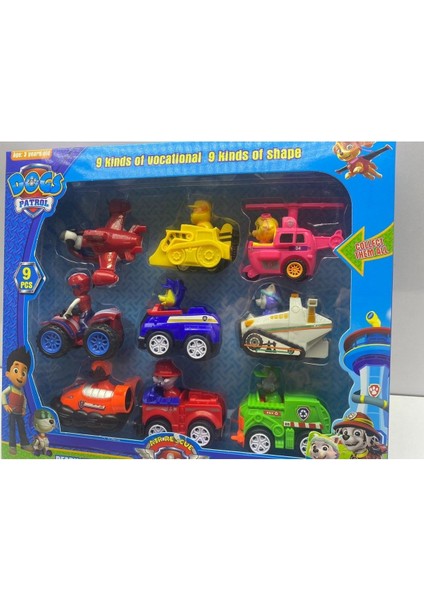 Elite Paw Petrol 9’lu Figür Set Yeni Model Çoklu Paw Petrol Figür Set 1 Adet fiyatları