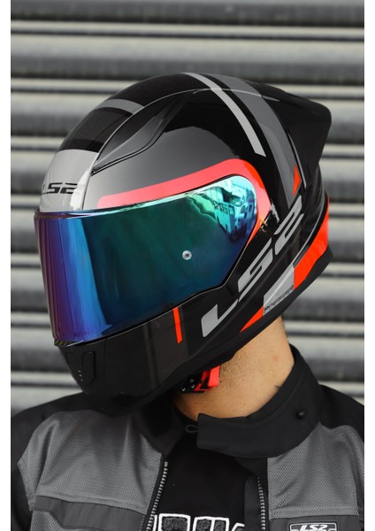 Rapıd 2 Race Chos Siyah Kırmızı Kask