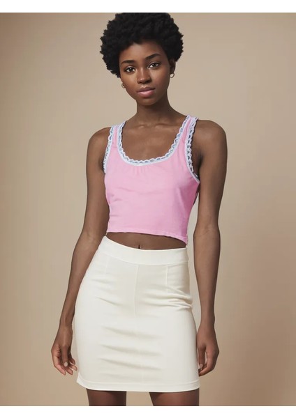 Dantel Detaylı Atlet Külot Takım