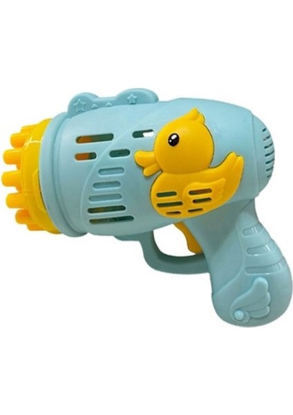 Elite Duck Çok Delikli Pilli Köpük Atan Tabanca 23 Delikli Bubble Gun Mavi 1 Adet