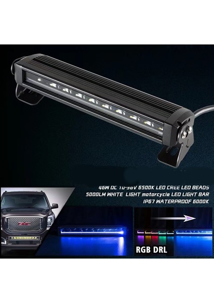 Güçlü Offroad Sis Lambası 106,7CM - Çift Renk Led, 200W Beyaz-Sarı Tek Adet modelleri