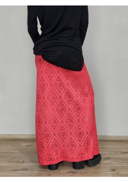 Retro Dantel Dar Maxi Etek indirimleri