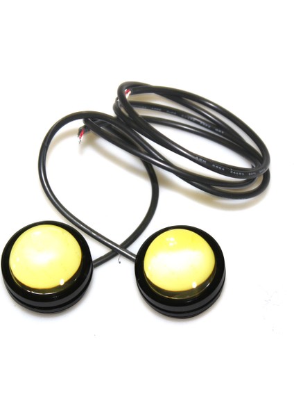 Güçlü 6W LED Çakar Lambası - Mavi 12V - Yüksek Görünürlük