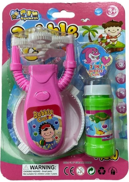 Elite Bubble Gun Pilli Köpük Tabancası - Oyuncak Köpük Tabancası - Eğlenceli Köpükler 1 Adet