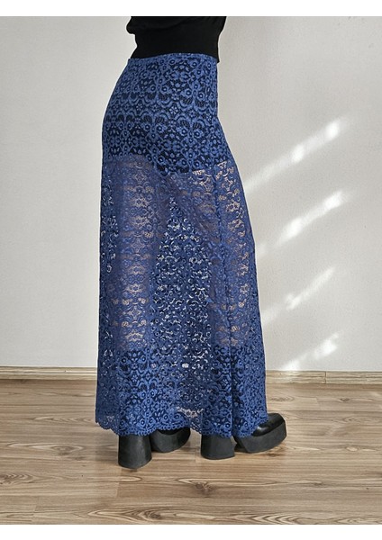 Retro Dantel Dar Maxi Etek indirimleri