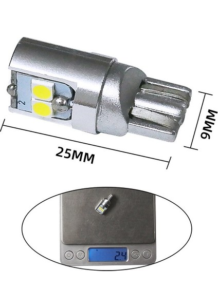Şık T10 Canbus Uyumlu Dekoratif LED Ampul Beyaz 12V fiyatları