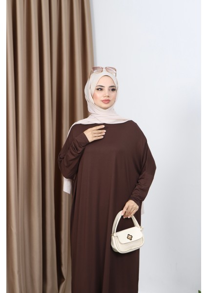 Penye Yarasa Kol Elbise modelleri