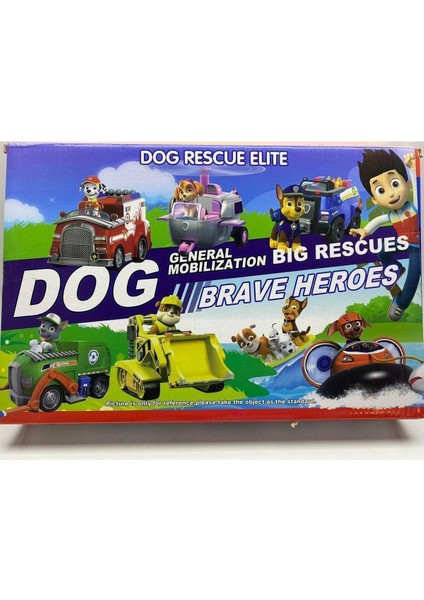 Elite Paw Patrol Oyuncak Figür Set 4’lü Paw Petrol Oyuncak Arabalı Kaykaylı Figür Set 1 Adet fırsatları