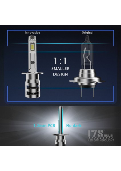 Otovo Yüksek Performanslı H1 LED Far Ampulü 80W 11000LM Soğuk Beyaz fırsatları
