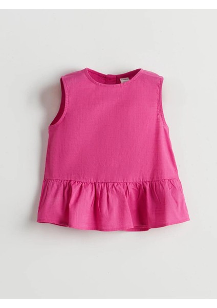 Lcw Kids Regular Fit Poplin Volanlı Kız Çocuk Bluz (S5) modelleri