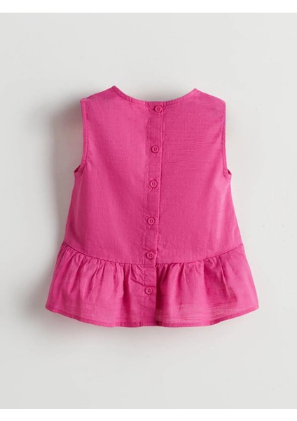 Lcw Kids Regular Fit Poplin Volanlı Kız Çocuk Bluz (S5) fırsatları