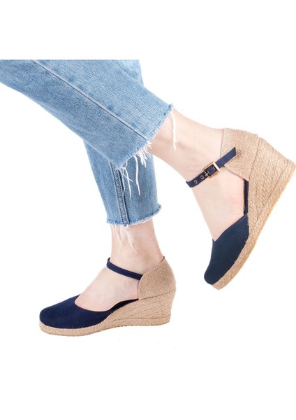 Gerçek Elişi Hasır Dolgu Topuk Keten Hasır Kadın Espadril Handmade fiyatları