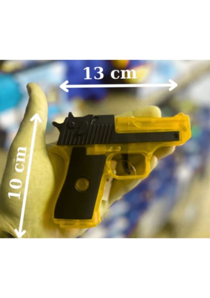 Elite Mini Glock Su Tabancası 13X10 cm Kaydırmalı Kızaklı Su Tabancası Kaliteli 1 Adet