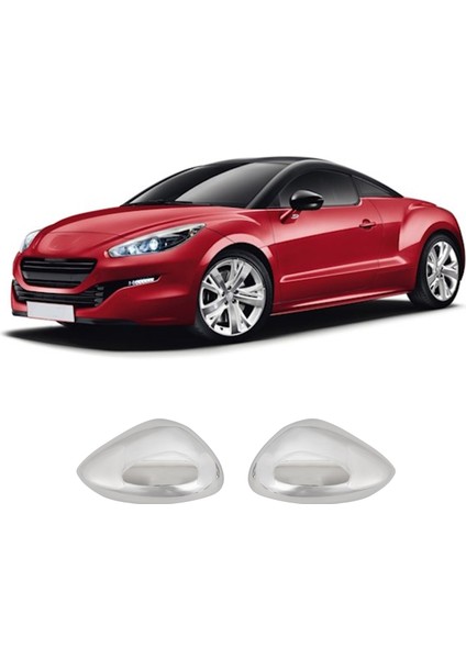 Peugeot Rcz Uyumlu 2010 ve Üzeri Krom Ayna Kapağı 2 Parça Paslanmaz Çelik fiyatları