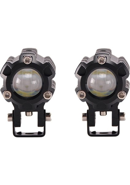 Offroad Sis Lambası Beyaz-Sarı (6.5 cm x 4.5cm 6.5cm ) 10W 12-80V Set / LASS347