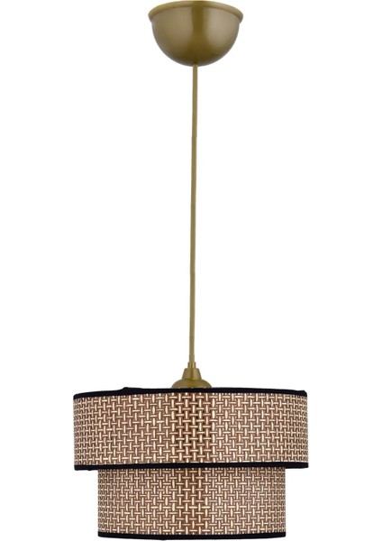 Rattan 2 Katlı Pasta Sarkıt Avize Çocuk Odası Yatak Odası Salon Mutfak Hol modelleri