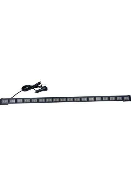Çakar Lamba 85CM: 17 Flaş Modu Kırmızı-Mavi