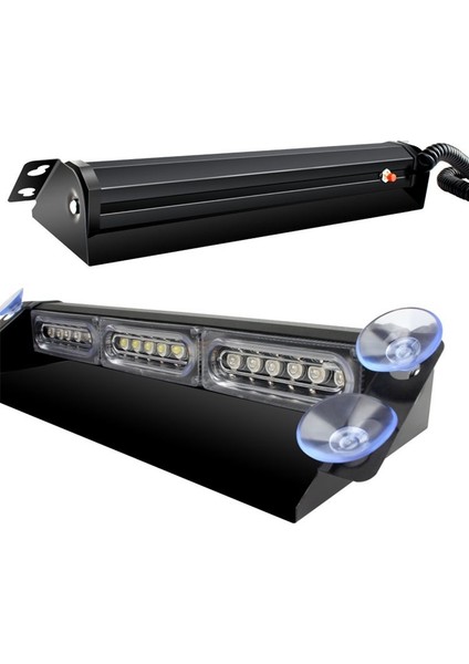 18 Ledli 13 Fonksiyonlu Çakar Lamba Kırmızı-Mavi-Beyaz modelleri