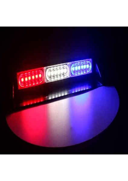 18 Ledli 13 Fonksiyonlu Çakar Lamba Kırmızı-Mavi-Beyaz fırsatları