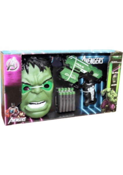 Elite Psj Kut.maske Hulk Dart Atıcı Seti 1 Adet