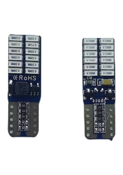 Araç Iç Aydınlatma Seti 24SMD Canbuslu Mavi LED Ampul 2'li fiyatları