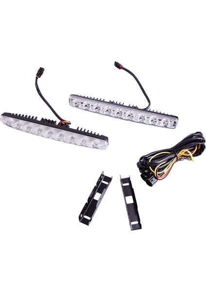 Oto Gündüz Ledi Kayar Sinyalli 2'li 9 LED 36W Turuncu/beyaz 25.5cm