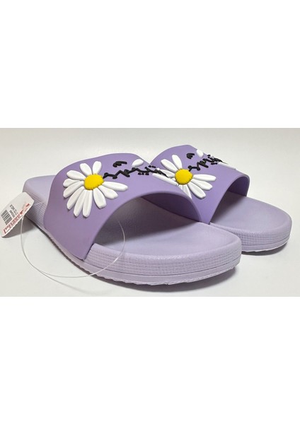 Spring Papatya Detaylı Kaydırmaz Anatomik Eva Taban Kadın Ev Sokak ve Islak Zemin Terliği fiyatları