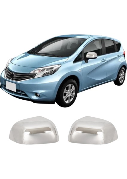 Nissan Note 2012 ve Üzeri Krom Ayna Kapağı 2 Parça Paslanmaz Çelik