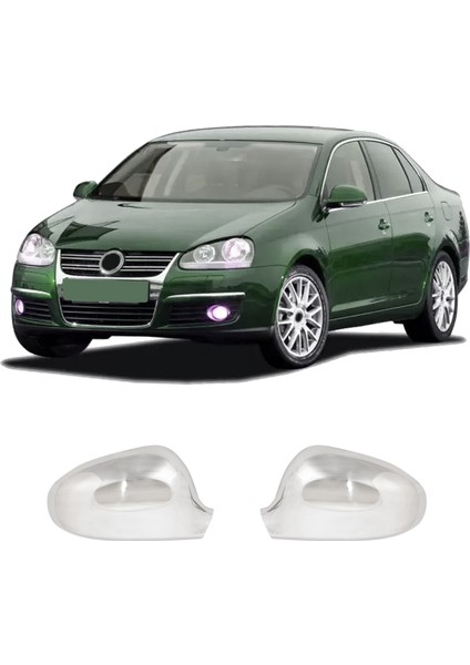 Volkswagen Jetta Uyumlu 2005-2011 Krom Ayna Kapağı 2 Parça Paslanmaz Çelik fiyatları